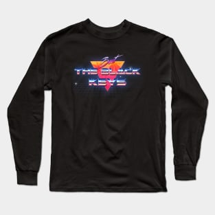 The Black Keys Retro Crome Art Long Sleeve T-Shirt